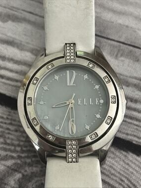Elle Mother Of Pearl Dial Silver Tone Women’s Quartz Watch